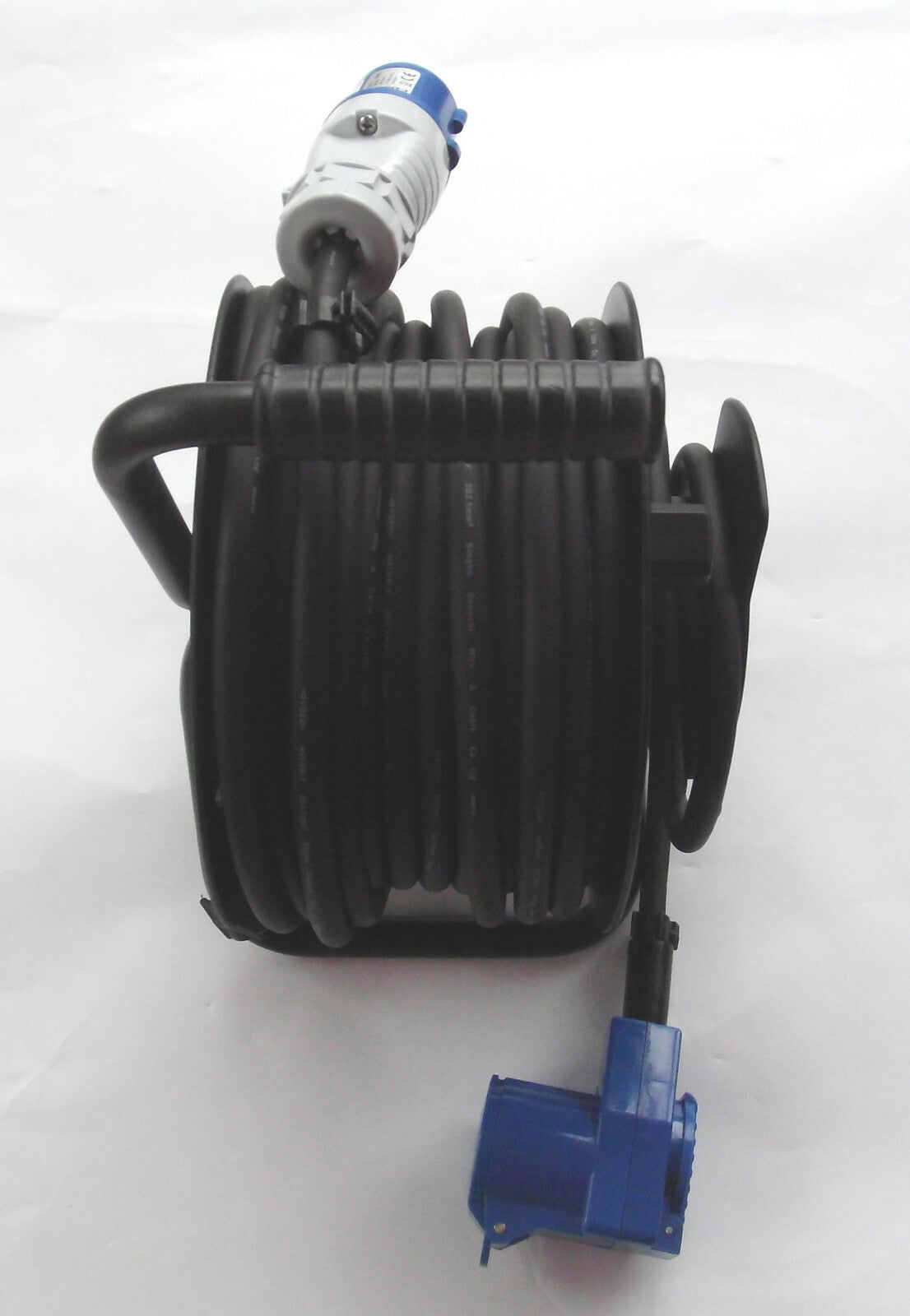 Kabeltrommel 230 V CEE Stecker, CEE Winkel Kupplung + Schukokupplung 820483r NEU