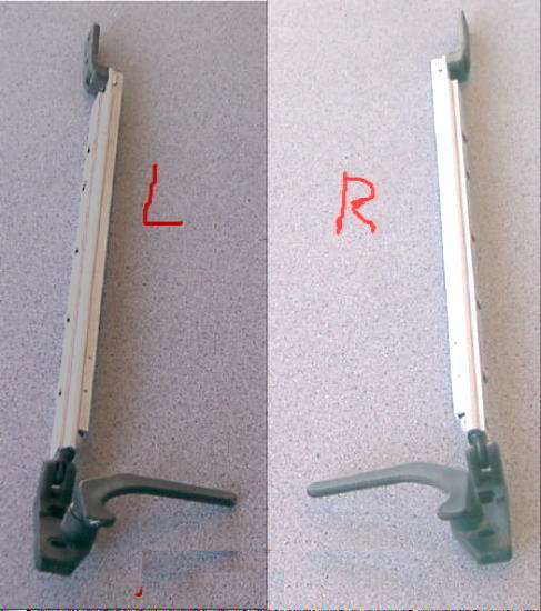 Fenster Aufsteller 23 links Halter Aussteller zum Schrauben Riegel  32259r NEU