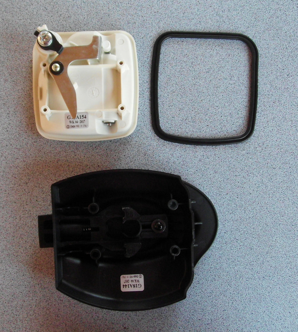 Türschloß weiß ZADI 25-34mm für Wohnmobil Wohnwagen Klappen Türen 52642r NEU