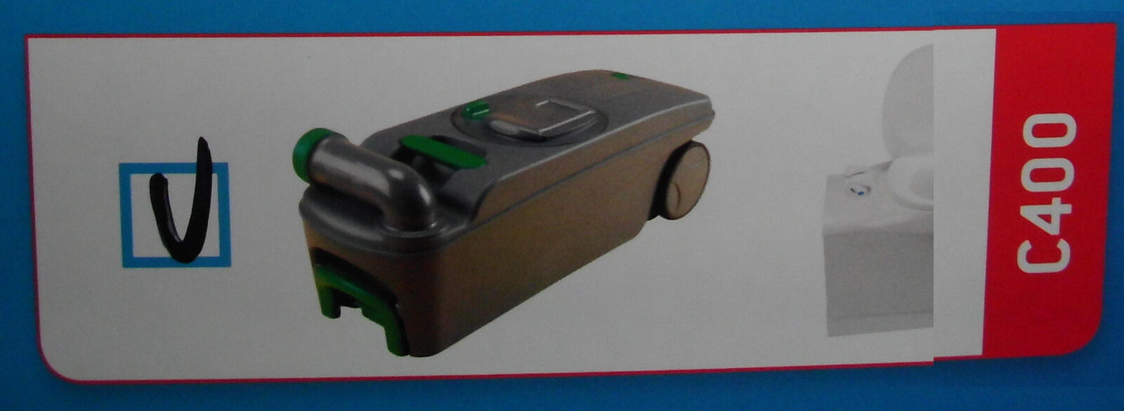 Thetford Fresh-Up-Set C400 Cassette Tank mit Räder Deckel Angebot  130406LgNEU