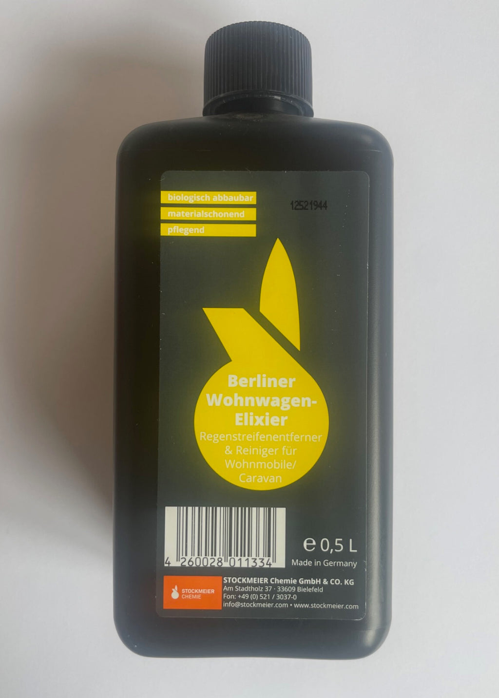 Berliner Wohnwagen Elixier 500ml ≙36,90€/L. Reiniger 61428r NEU