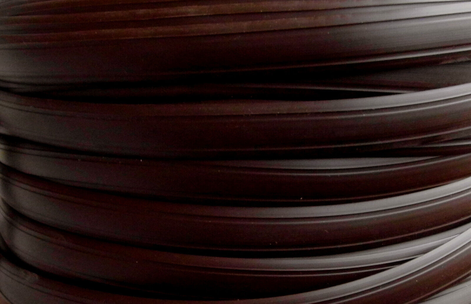 Leistenfüller dunkelbraun 5m ≙2,99€/m PVC-Profil 12mm für Alu Profil 212f022 NEU
