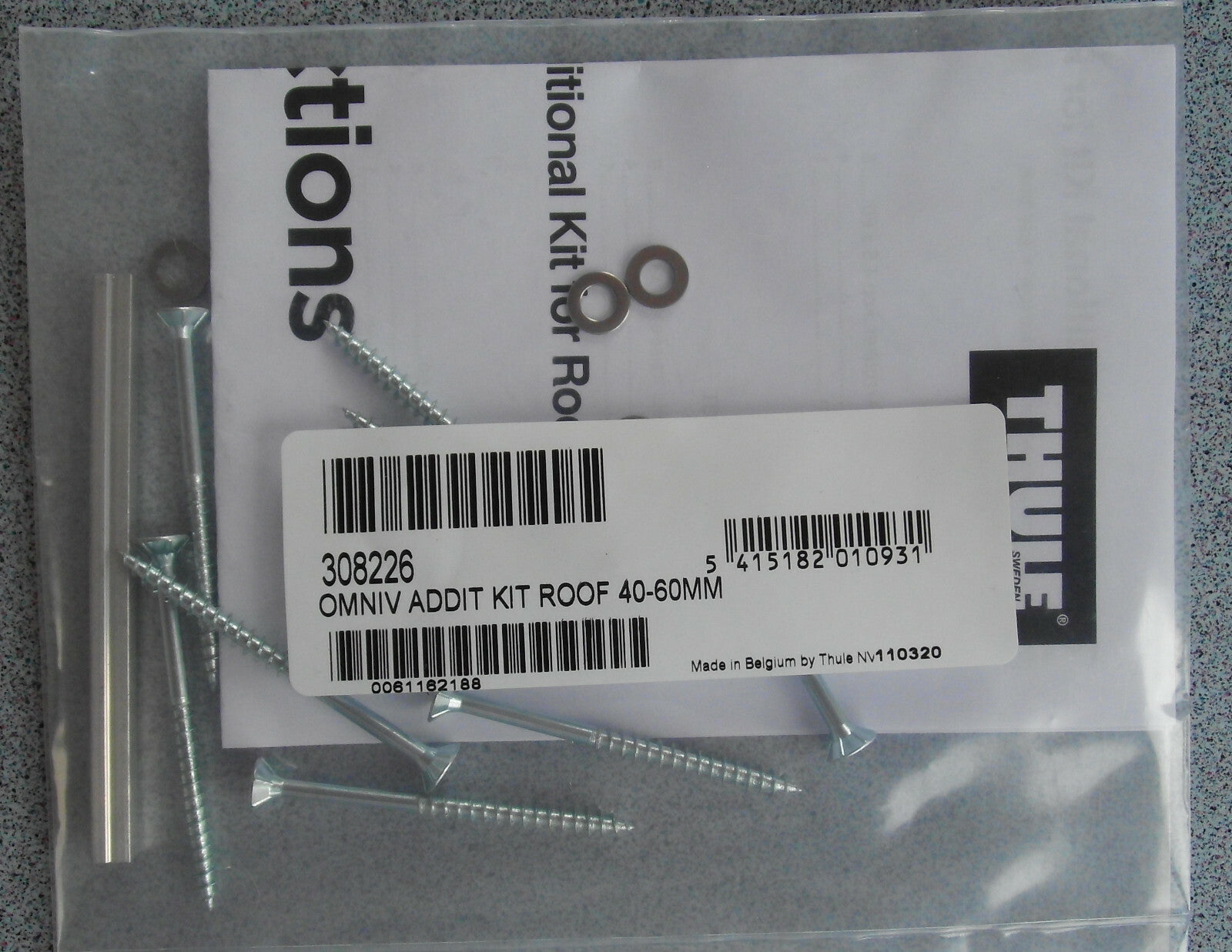 Kurbel Verlängerung Kit für Thule Omnistor Dachhaube 40x40 40 - 60mm  63499m NEU