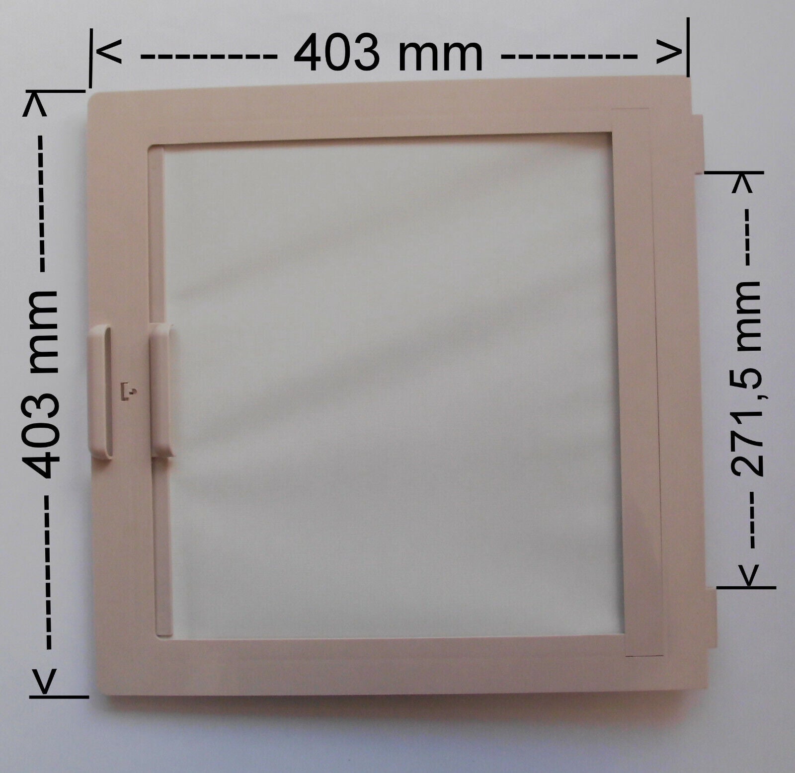 Ersatzrollo Moskitonetz Rahmen FÜR Dachhaube 40 x 40 MPK 42,46 GRAU  111053b NEU