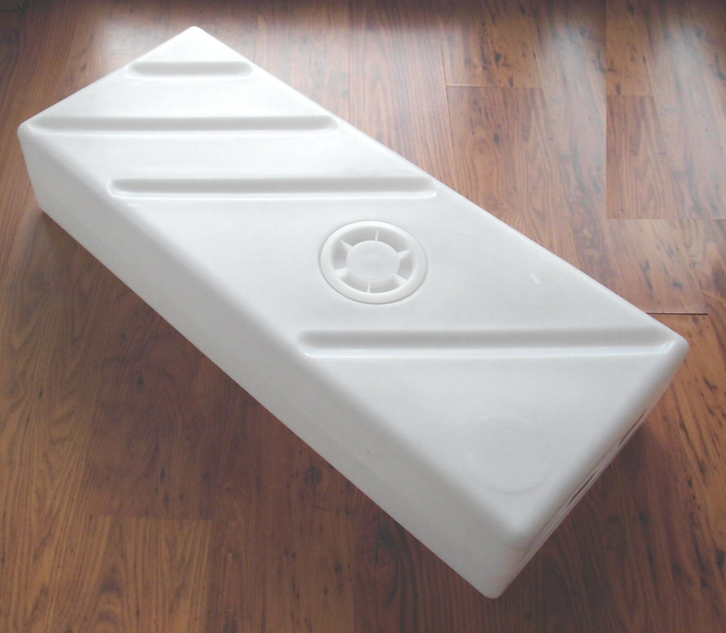 Wassertank 100 cm lang für Frischwasser Wasser Tank weiß 76 L  123620b3 NEU