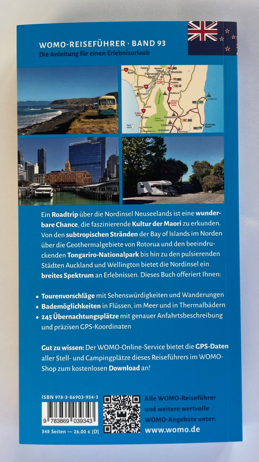 Mit dem Wohnmobil Neuseeland Nordinsel WOMO Reihe Touren Reiseführer Band 93 NEU