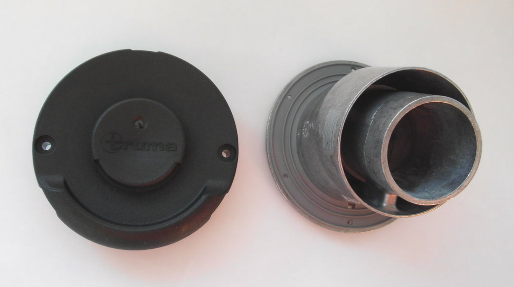 Wand Kamin Set ZR80 für E 4000 Combi  schwarz Gas Heizung Truma  309f681+85 NEU
