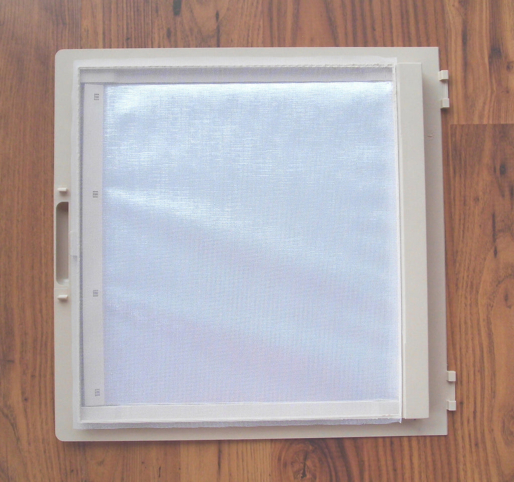 Ersatzrollo Moskitonetz Rahmen FÜR Dachhaube 40x40 MPK 42,46 CremWeiß 111063b3