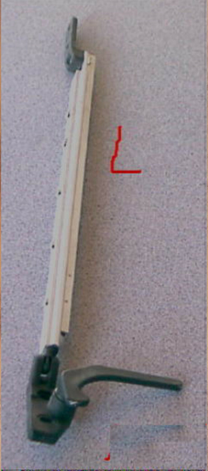 Fenster Aufsteller 23 links Halter Aussteller zum Schrauben Riegel  32259r NEU