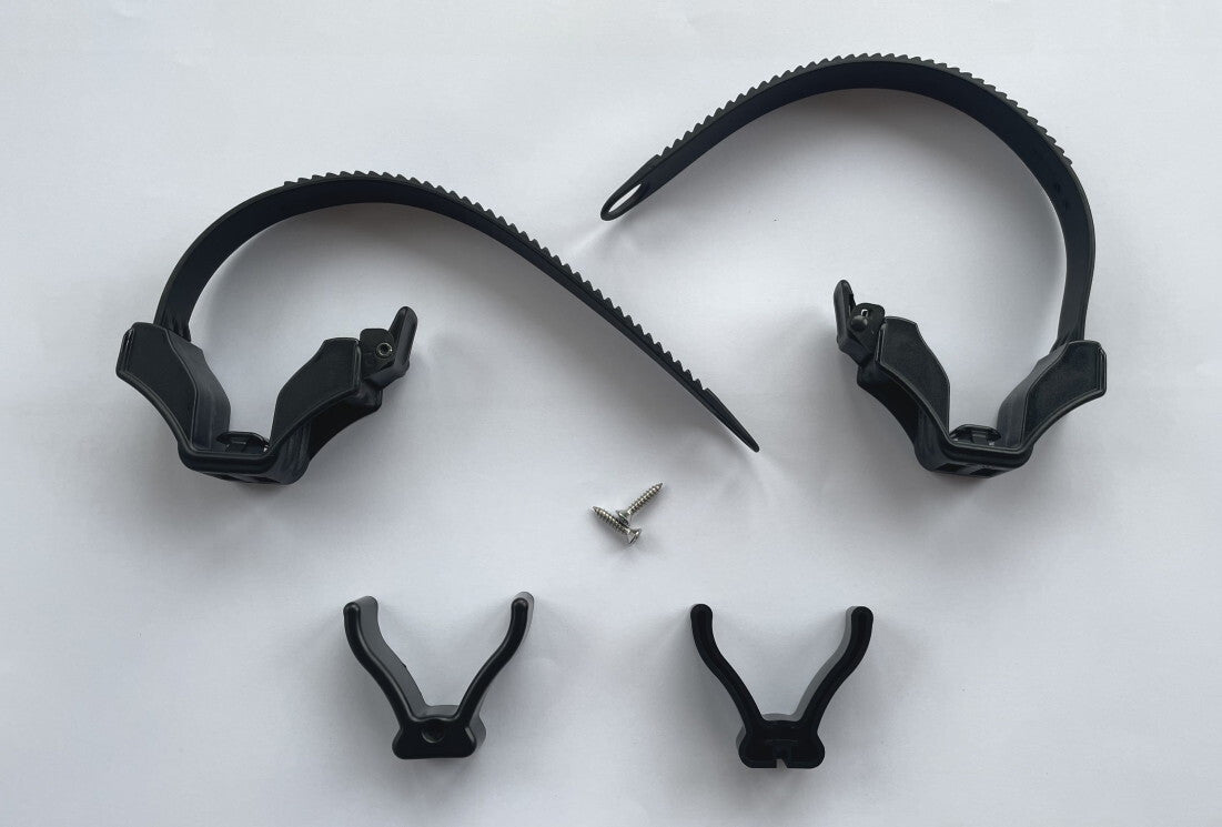 Endkappen Riemen Set für Fahrradträger V-Schiene Thule schwarz 09649m NEU