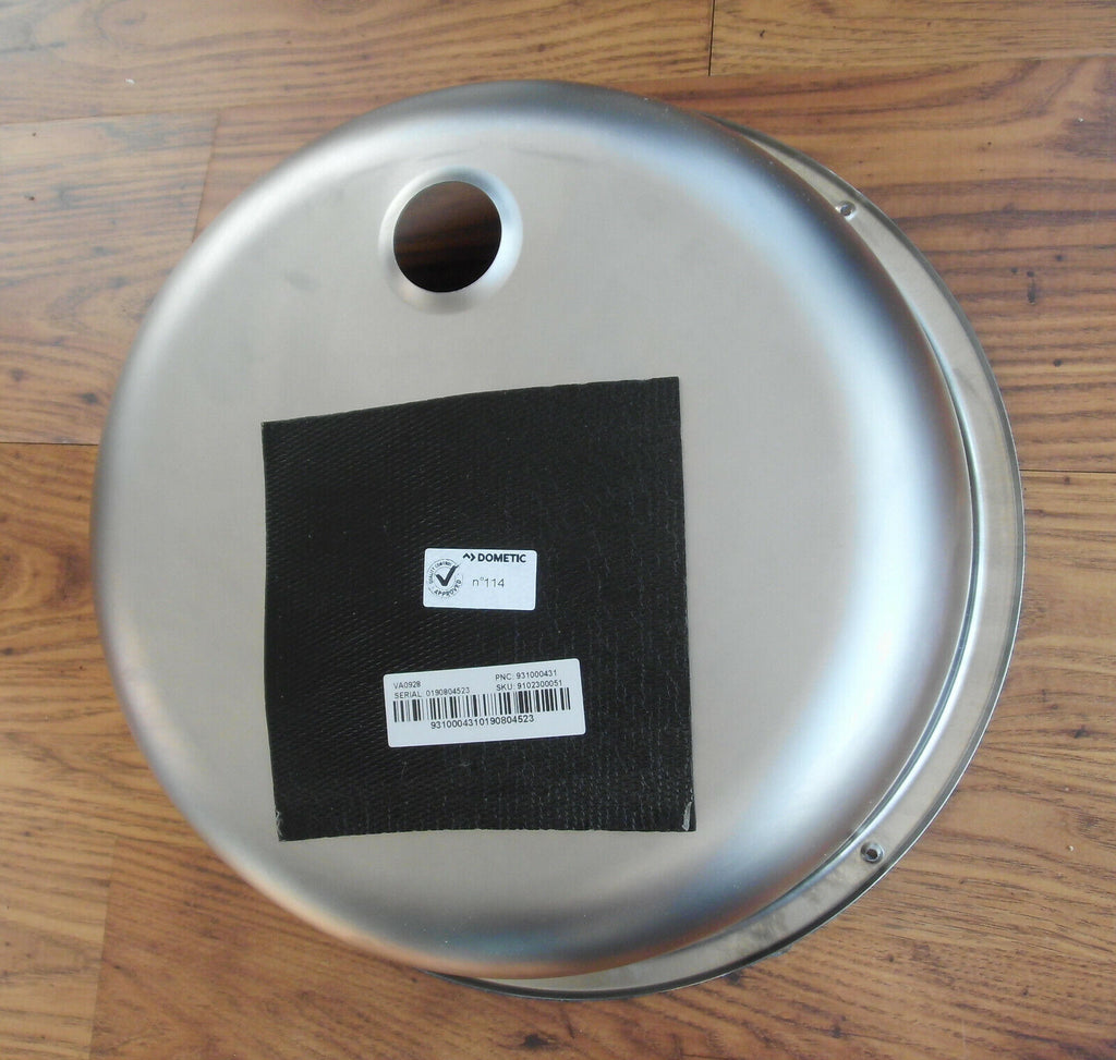 Spülbecken rund 40 cm Spüle Edelstahl Dometic 928 für Wohnmobil  41410f NEU