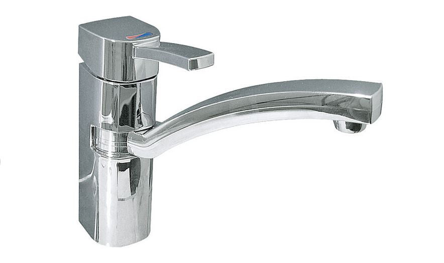 Wasserhahn Einhebelmischer 90° Capri High Comet 15/17 cm Wohnmobil 139240b2 NEU
