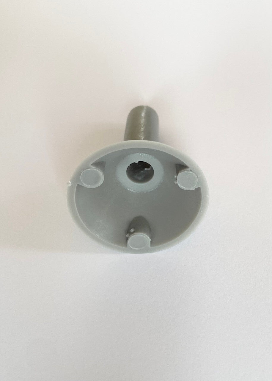 Dornschutz 10x≙1,42€/Stk. Aufsatz grau f. Zeltstangen Regenabweiser 610f825-1Neu
