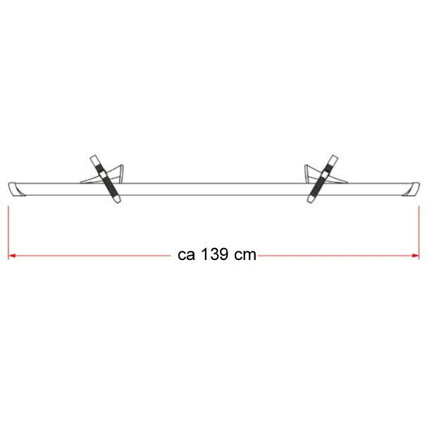Fahrradträger Fiamma Carry Bike Zusatz Schiene 139cm Rail Premium XL  277940b4