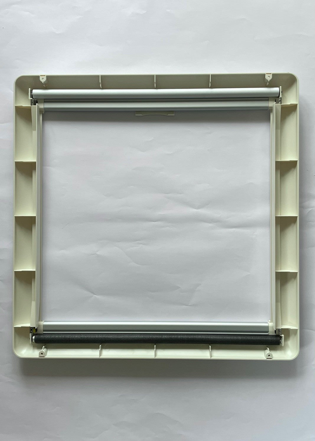 Rollo Kit Moskito für Dachhaube Dachluke 50 x 50 Fiamma Vent weiß 149490b2 NEU