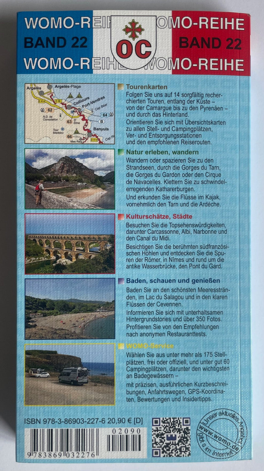 Mit dem Wohnmobil durch Languedoc und Roussillon WOMO Reihe Band 22 NEU