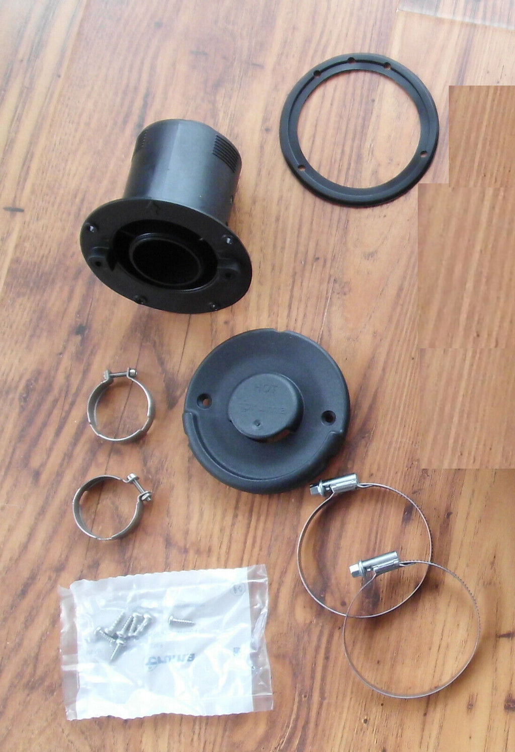 Wandkamin Set WK64L für E 2400 Vario Heat schwarz Gas Heizung Truma 309f690+ NEU
