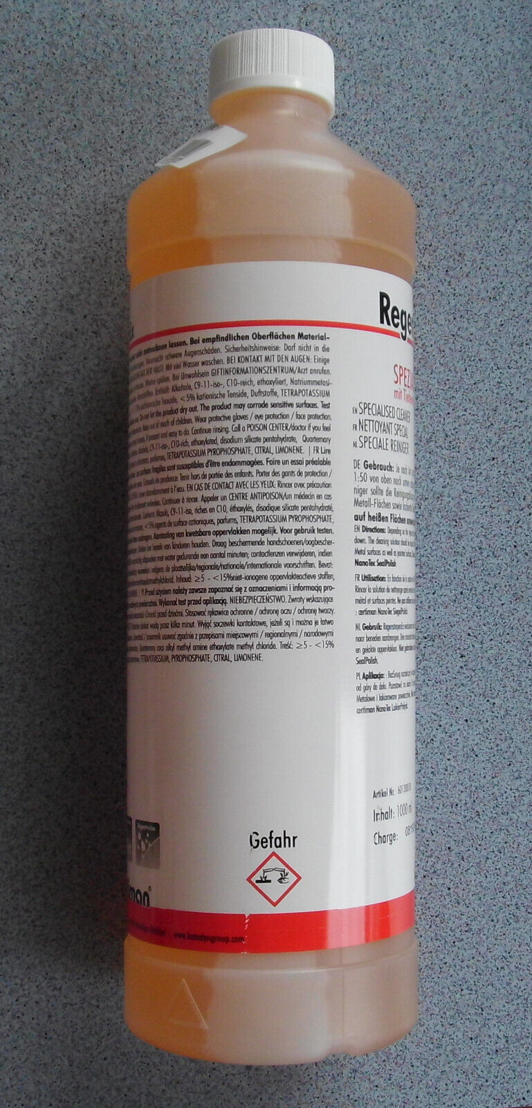 Regenstreifen EX 1 L Flasche Certiman Top Mittel Spezialreiniger 450f181 NEU