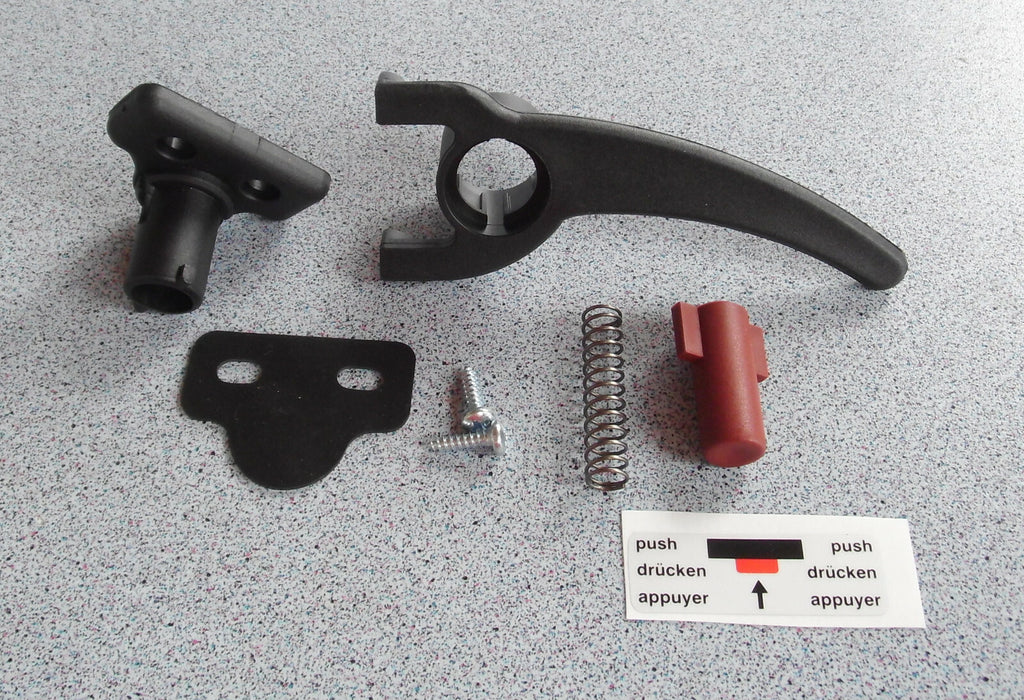 Verschluss Riegel mit Sperrknopf für Fenster S7 ab 2001 Aufsteller 208f081 NEU