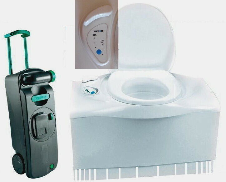 Thetford Cassetten Toilette C402 RECHTS WC weiß Wasserstandanzeige 301f033-R NEU