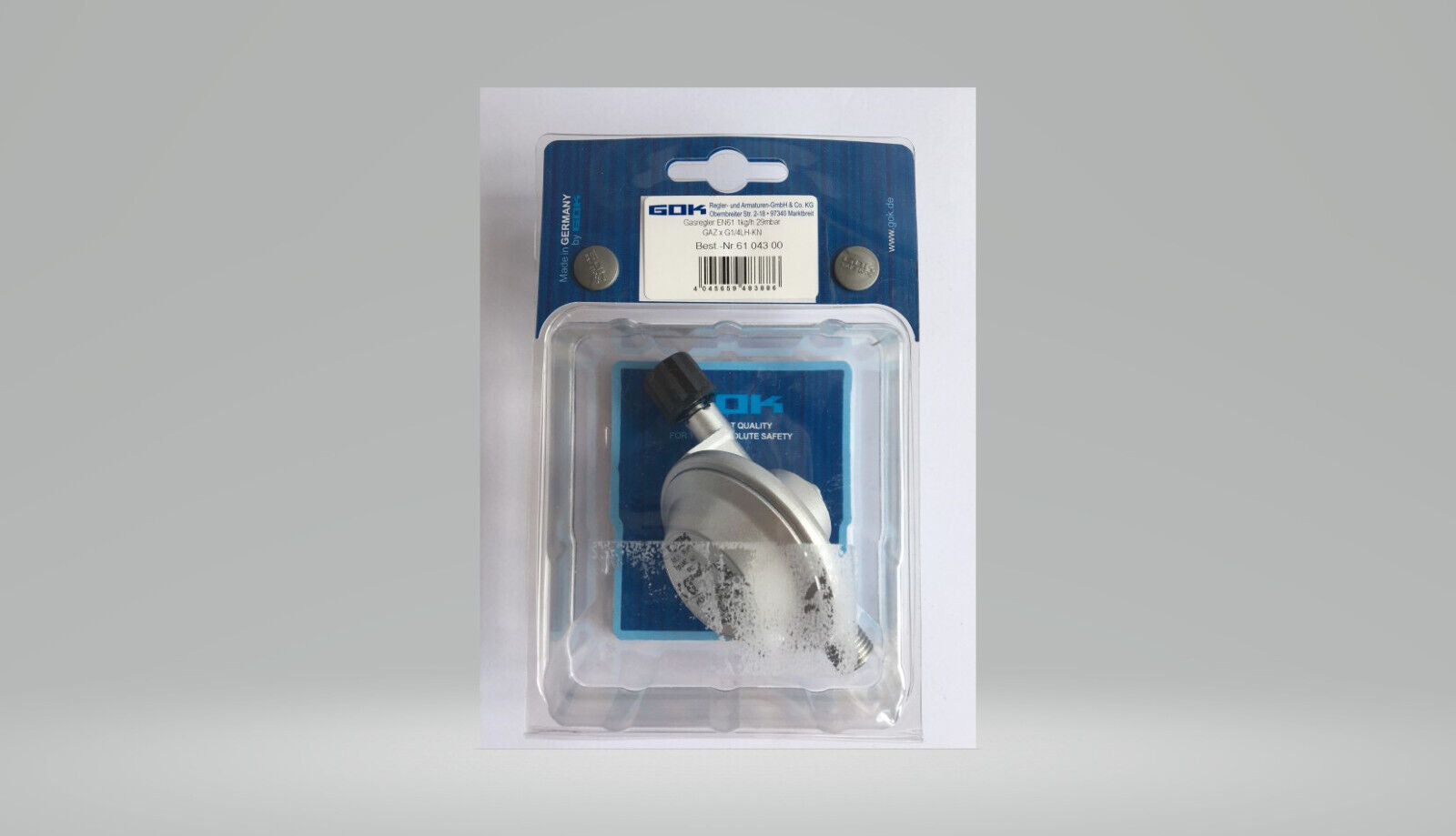 Gas Regler 29/30mbar Gasregler für C-Gaz-Flaschen 452770b NEU