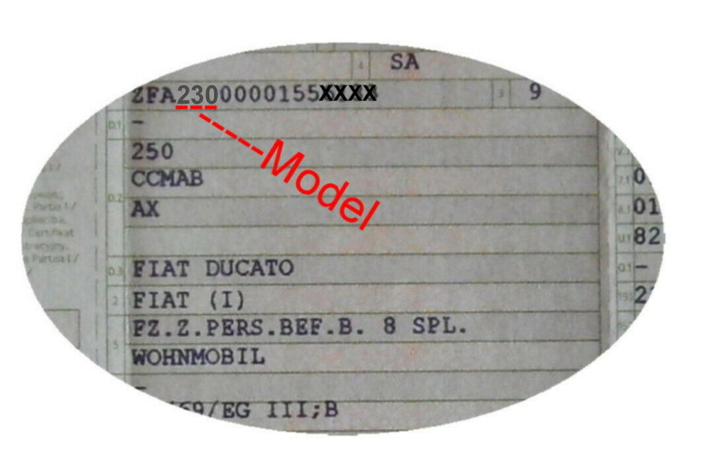 Fahrerhausteppich Fiat Ducato Model 230 Bj.1995-2001 RIPP Fußmatte groß 1612aNEU
