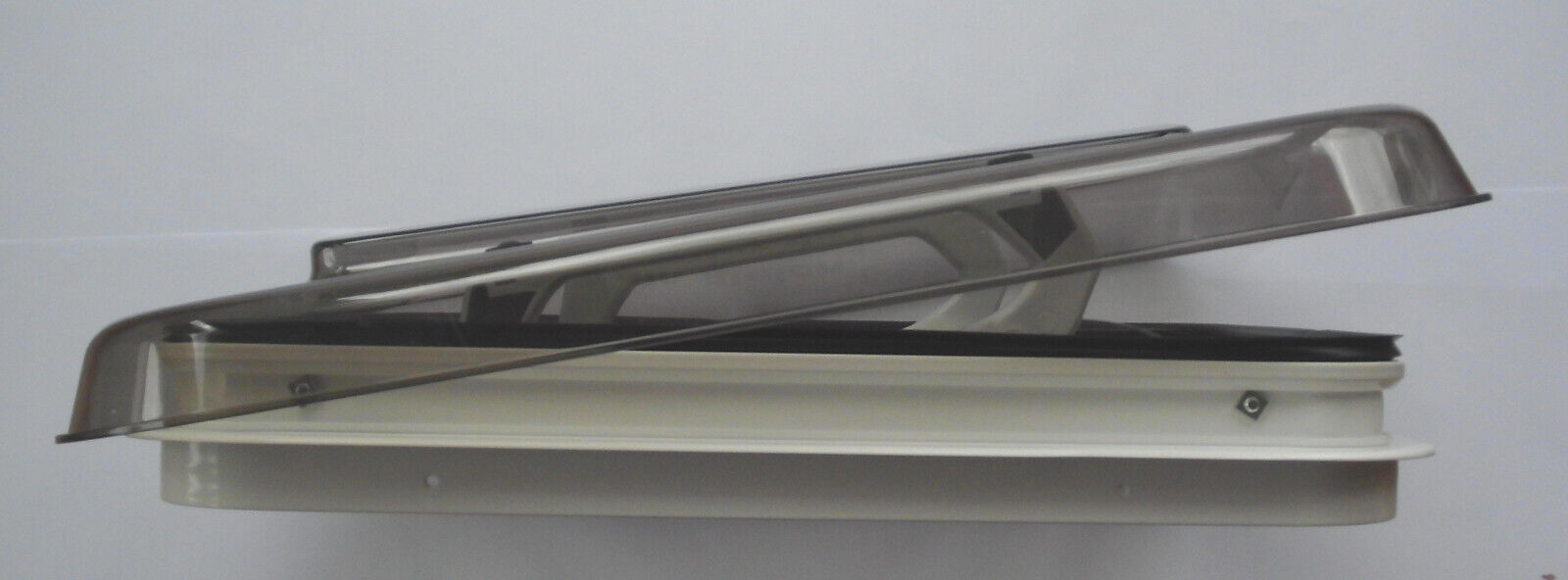 Dachluke Dachhaube rauchfarben für Ausschnitt 35 x 50 cm Gitterstäbe 36020r4 NEU