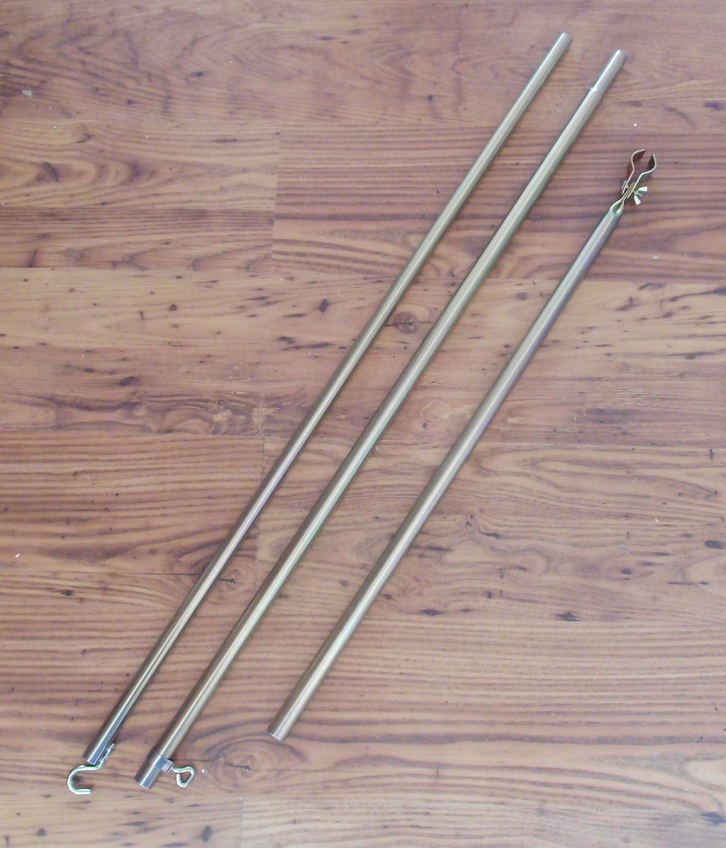 Zeltstange Vorzelt Zelt Stange Dachhakenstange 28mm Stahl 160-260 cm 91802r NEU