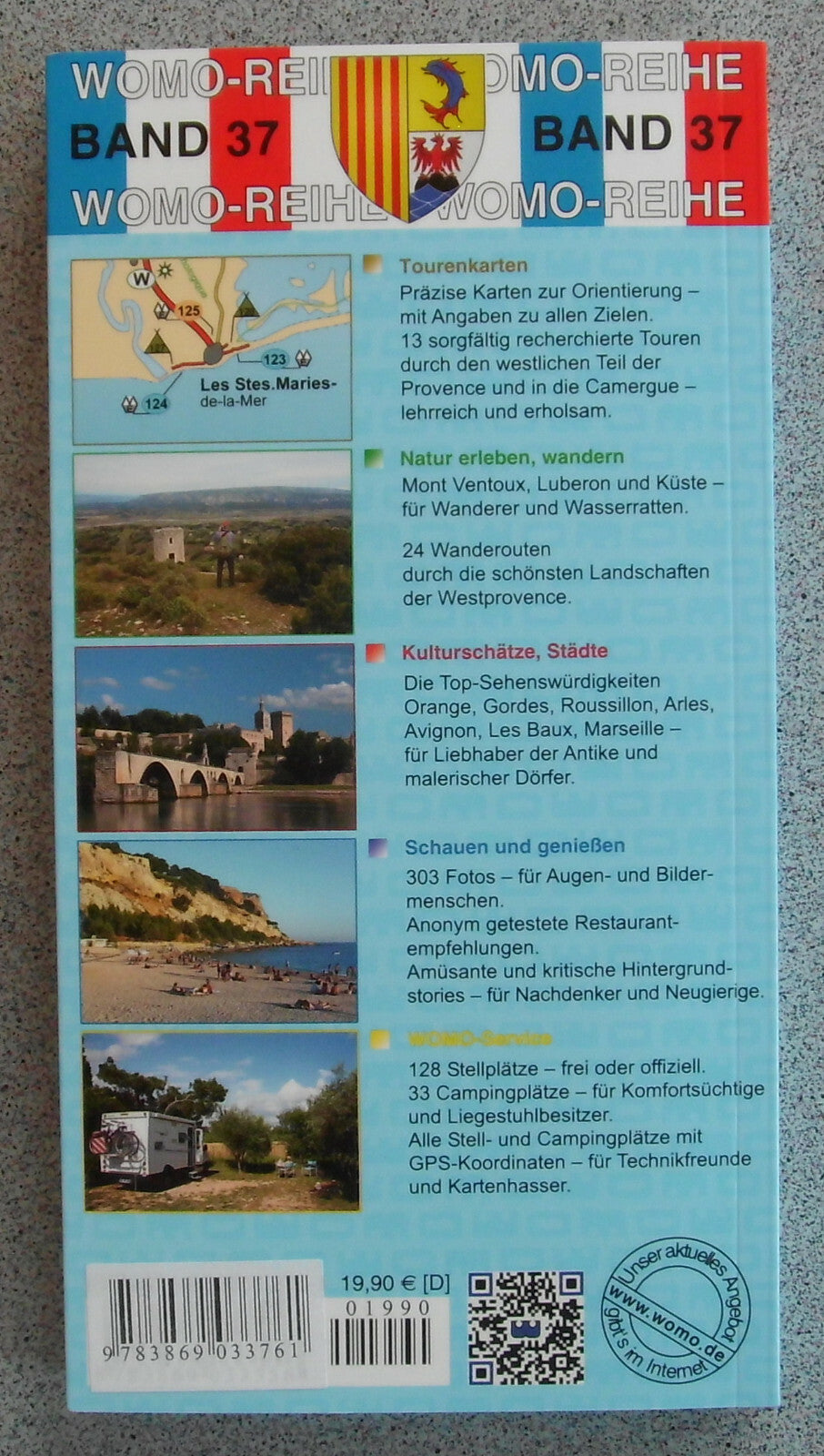 Mit dem Wohnmobil in die Provence u. Cote d'Azur T.1 West WOMO Reihe Band 37 NEU