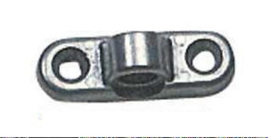 Wandöse 5 St. ≙3,47€/St. Metall + Schrauben Öse waagerecht Montage 250480b3 NEU