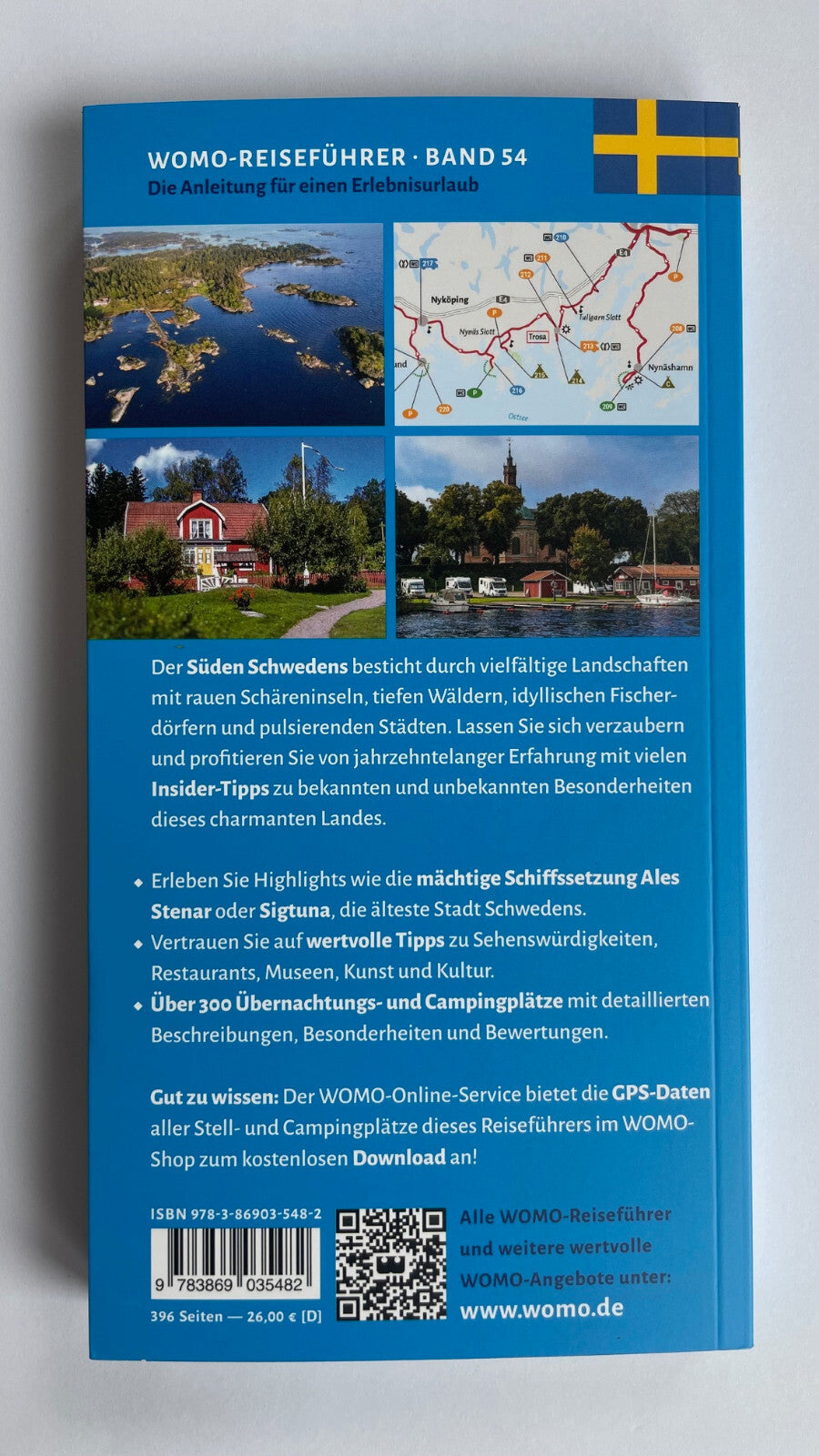 Mit dem Wohnmobil nach Schweden Der Süden WOMO Reihe Band 54 ReiseführerNEU