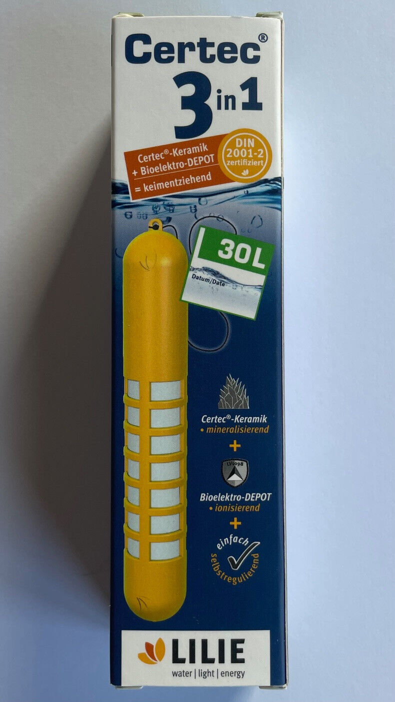 Certec Kapsel von Lilie bis 30 Liter Tank Wasserentkeimung 3 in 1  275610b3 NEU