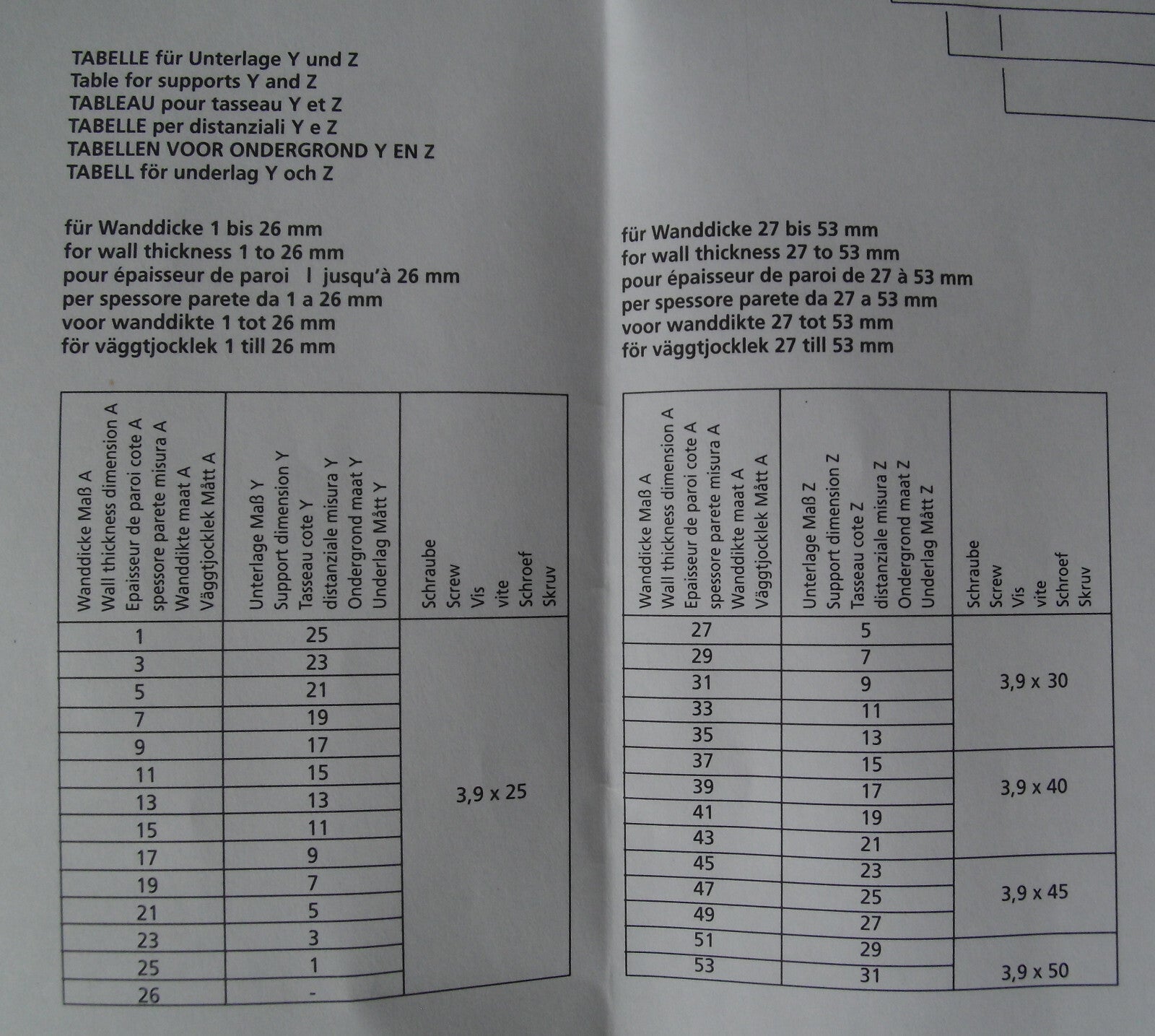 Schraube 12x ≙2,16€/Stk. für S4, Spax 3,9 x 25 verzinkt + Kappe grau 209f641 NEU
