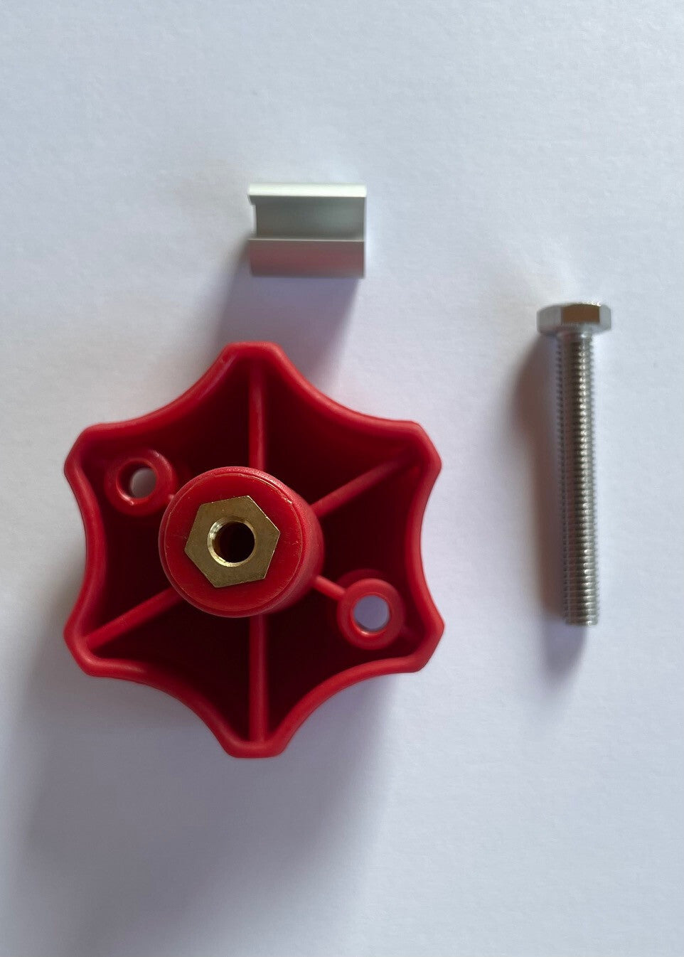 Rändelschraube plus für Bike Block Abstandshalter Fiamma rot 136f713+136f362 NEU