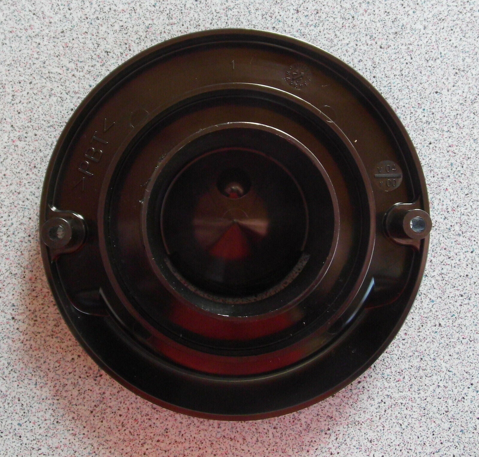 Wandkamin Außenteil ZR80 schwarz für Gas Heizung Boiler 4xxx Truma 309f685 NEU