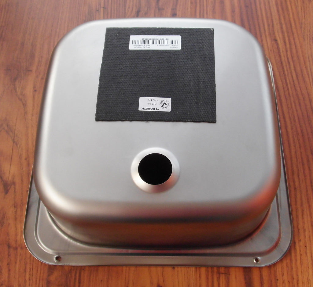 Spülbecken 37 x 37 cm Dometic VA 910 Spüle Edelstahl Wohnmobil 41404f NEU