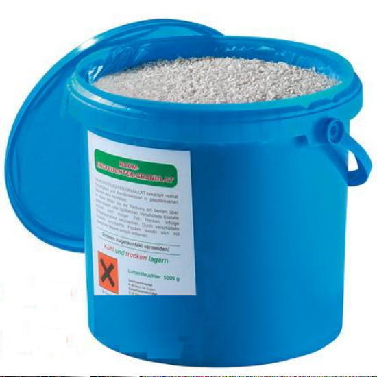 Luftentfeuchter 5 L ≙4,99€/L. Granulat im Eimer f. Raum Entfeuchter 92407r NEU