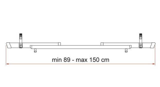 Fahrradträger Fiamma Carry Bike Schiene ausziehbar Rail Quick C  87348m NEU