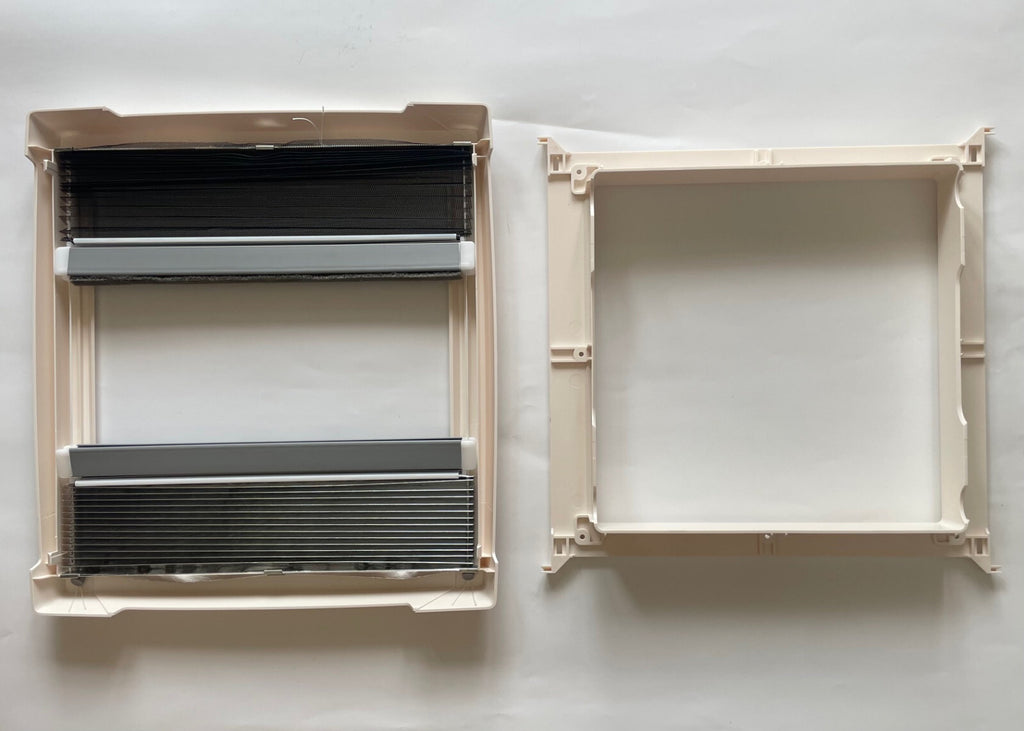 INNENRAHMEN mit Rollo und Moskitonetz FÜR Dachhaube MPK 28 x 28,  206f236 NEU