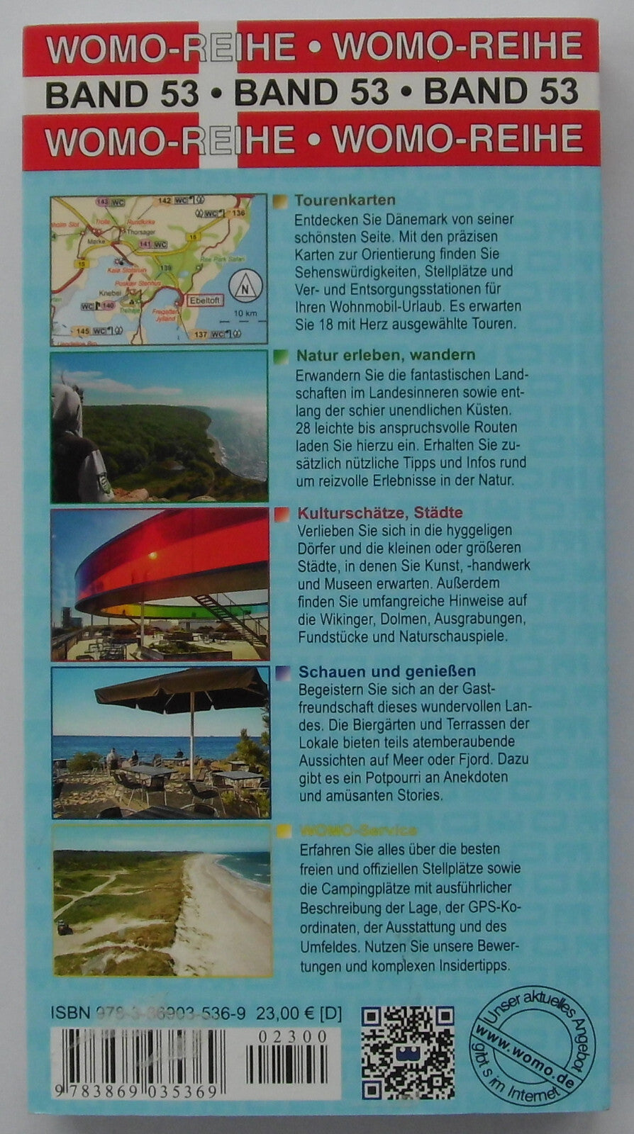 Mit dem Wohnmobil nach Dänemark und Bornholm WOMO Reihe Band 53 NEU