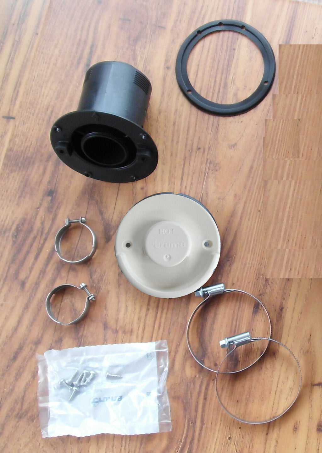 Wandkamin Set WK64L f. E 2400 VarioHeat cremeweiß Gas Heizung Truma 309f690+ NEU