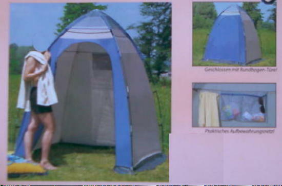 Badekabine Malta Umkleide 165 x 165 Duschzelt WC Zelt 90108r NEU