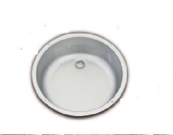 Spülbecken rund 40 cm Spüle Edelstahl Dometic 928 für Wohnmobil  41410f NEU