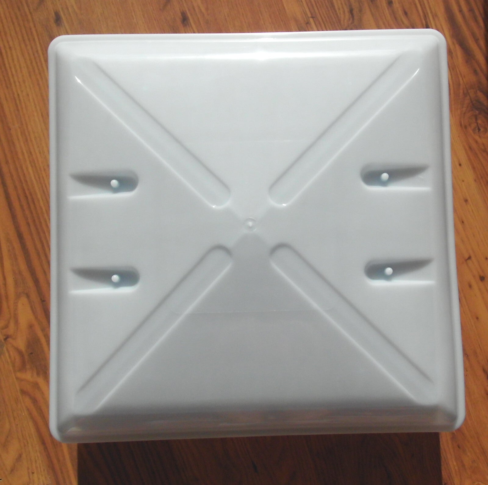 Dachhaube weiß 40 x 40 MPK 42K Rollo + Moskitonetz Rollo mittelgrau 206f035 NEU