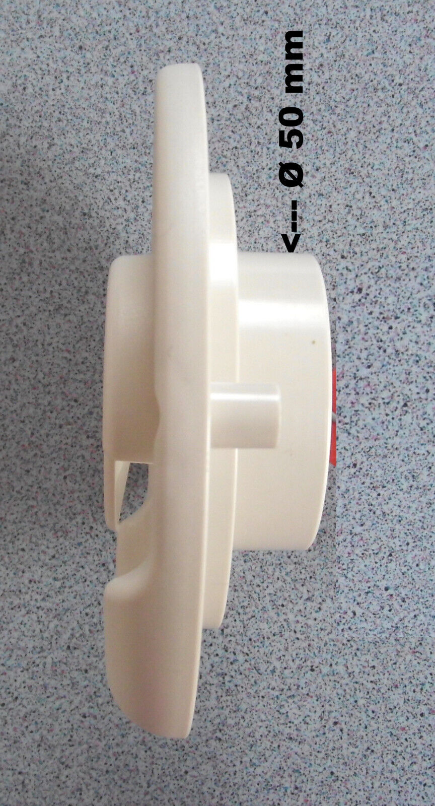 Wandkamin Außenteil ZR80 cremeweiß für Gas Heizung Boiler 4xxx Truma 309f682 NEU