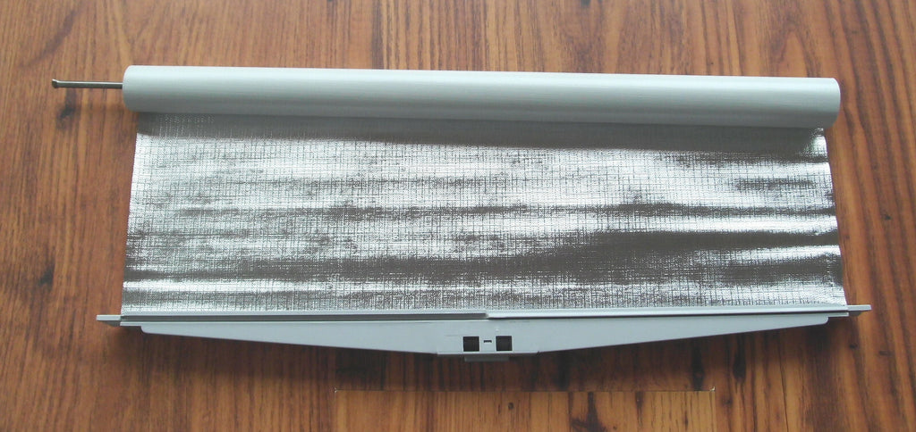 Ersatzrollo Verdunkelung FÜR Dachhaube 40x40 MPK 42K,46K, mittelgrau 206f279 NEU