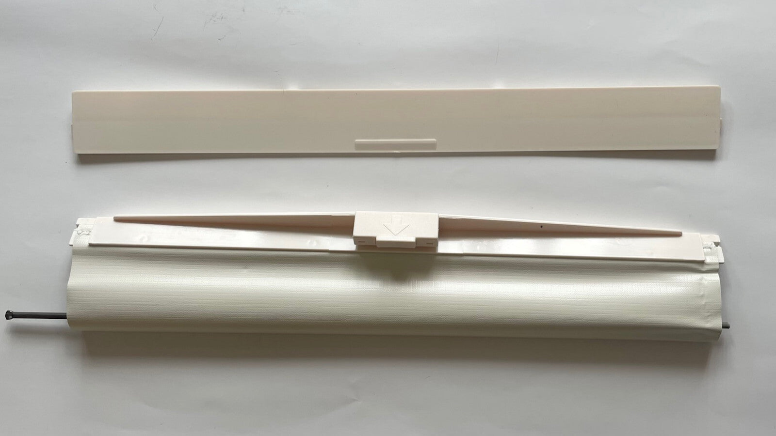 Ersatzrollo Verdunkelung FÜR Dachhaube 40x40 MPK 42K,46K Cremeweiß 206f291 NEU