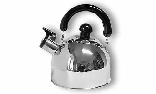 Wasserkessel Kessel Edelstahl Flötenkessel 1,8 L 16637m NEU