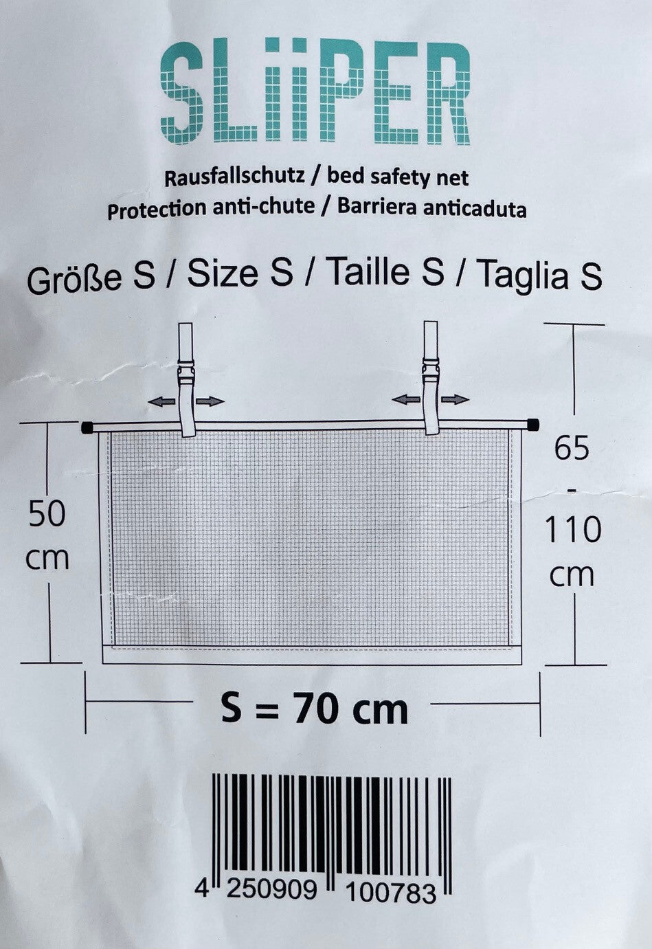Netz Sicherheitsnetz Alkoven 70 x 50 cm Kindersicherung 500f854 NEU