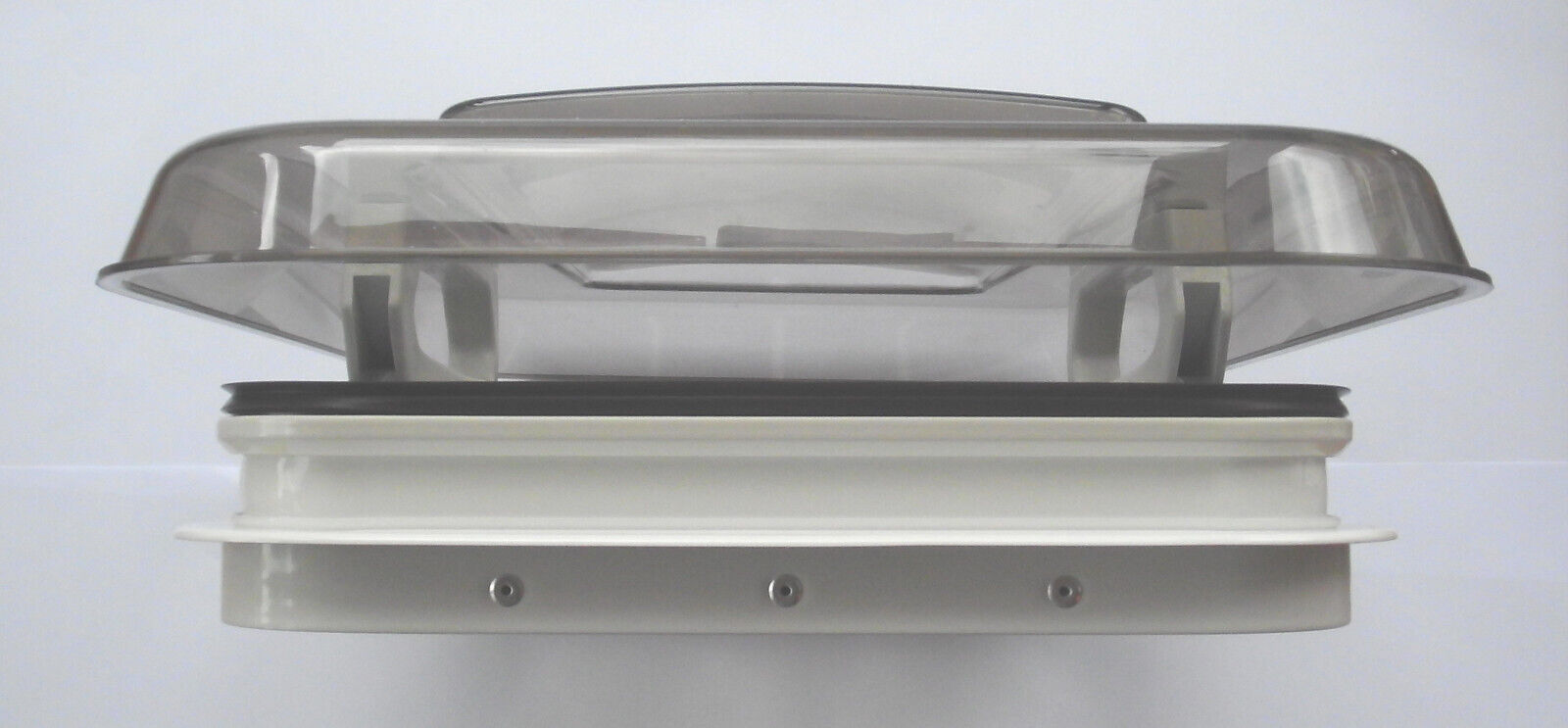 Dachluke Dachhaube rauchfarben für Ausschnitt 35 x 50 cm Gitterstäbe 36020r4 NEU